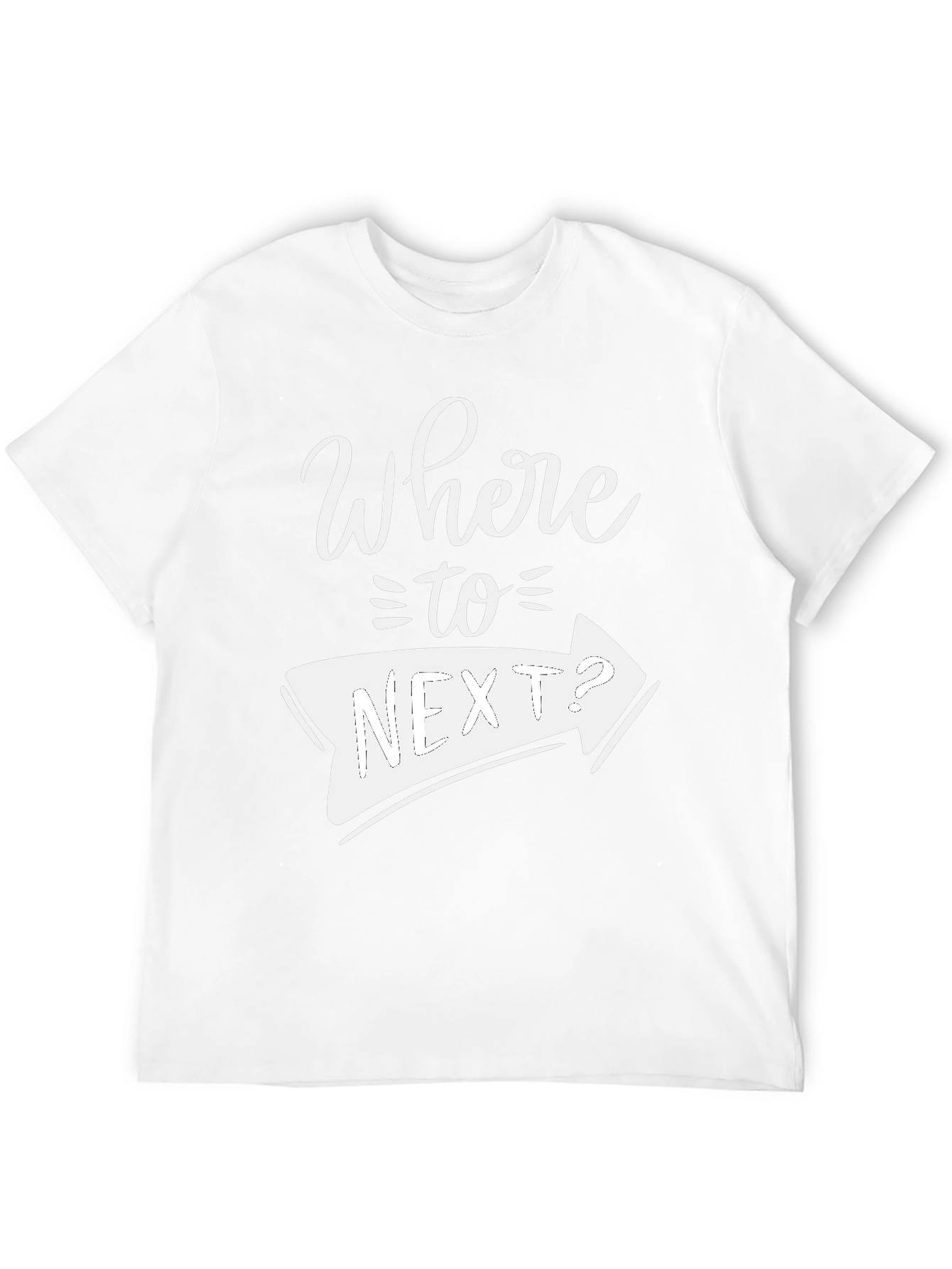 Where to Next? Graphic Tee - Black