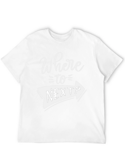 Where to Next? Graphic Tee - Black