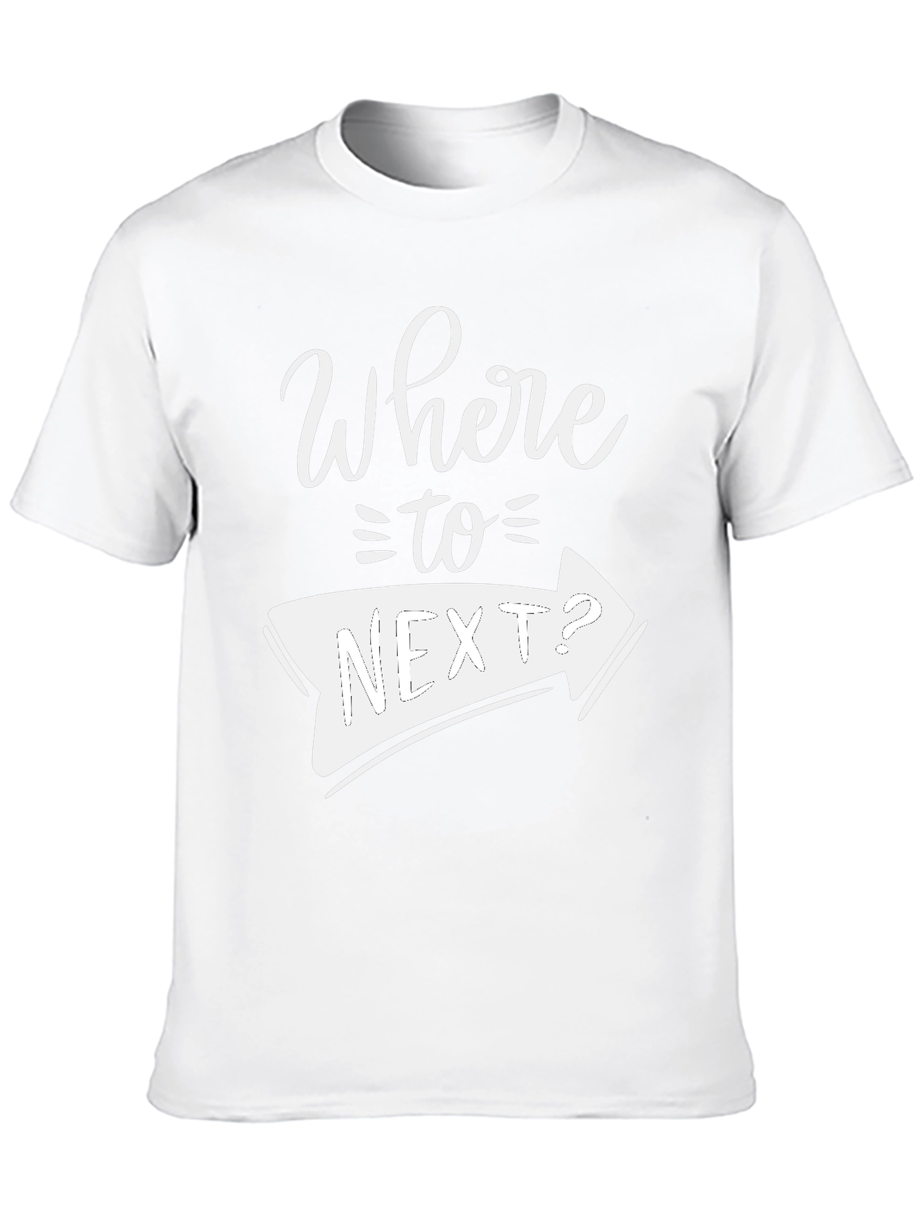 Where to Next? Graphic Tee - Black