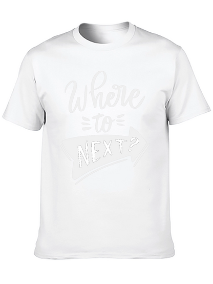 Where to Next? Graphic Tee - Black