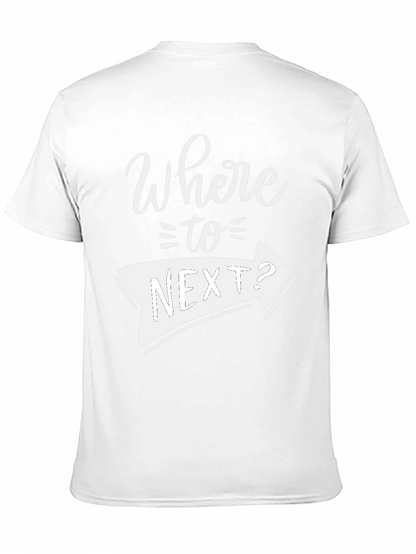 Where to Next? Graphic Tee - Black