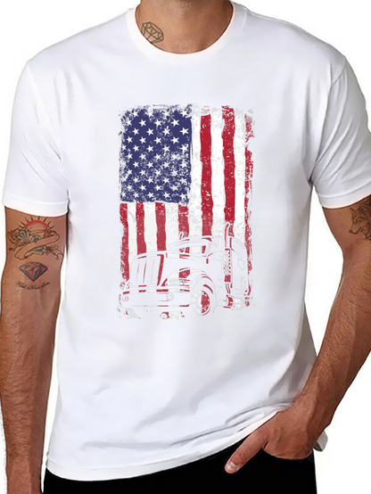American Trucker Flag T-Shirt