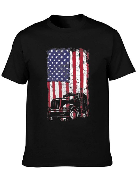 American Trucker Flag T-Shirt