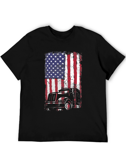 American Trucker Flag T-Shirt