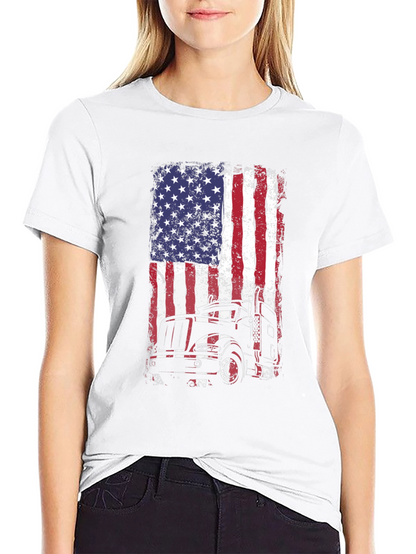 American Trucker Flag T-Shirt