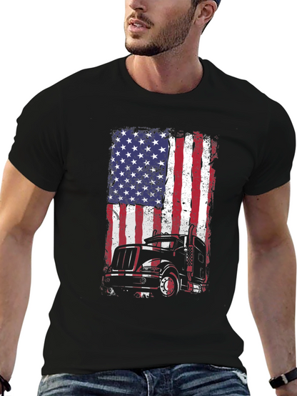 American Trucker Flag T-Shirt