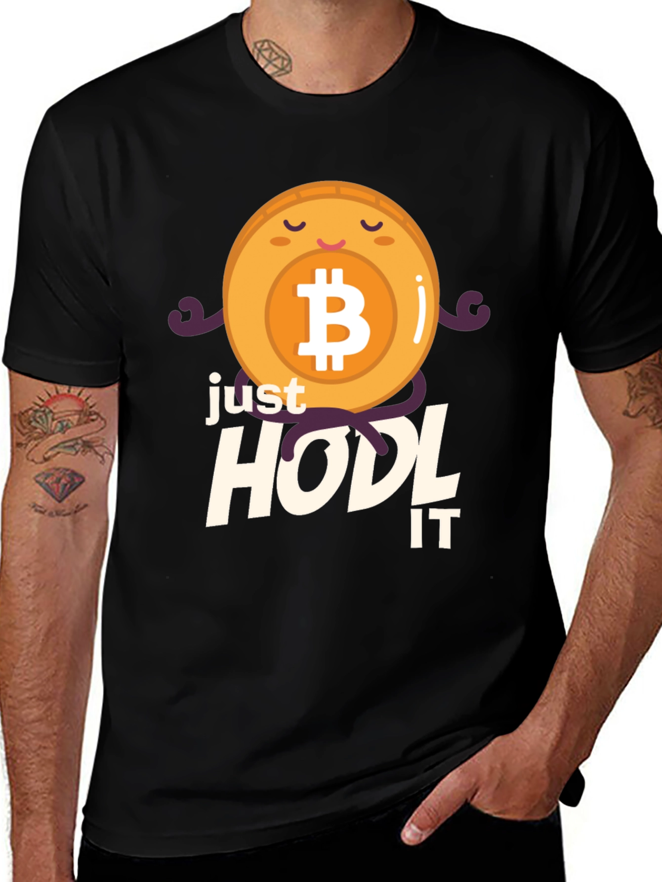 Bitcoin HODL IT Funny Crypto T-Shirt