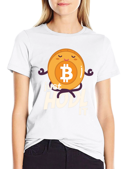 Bitcoin HODL IT Funny Crypto T-Shirt