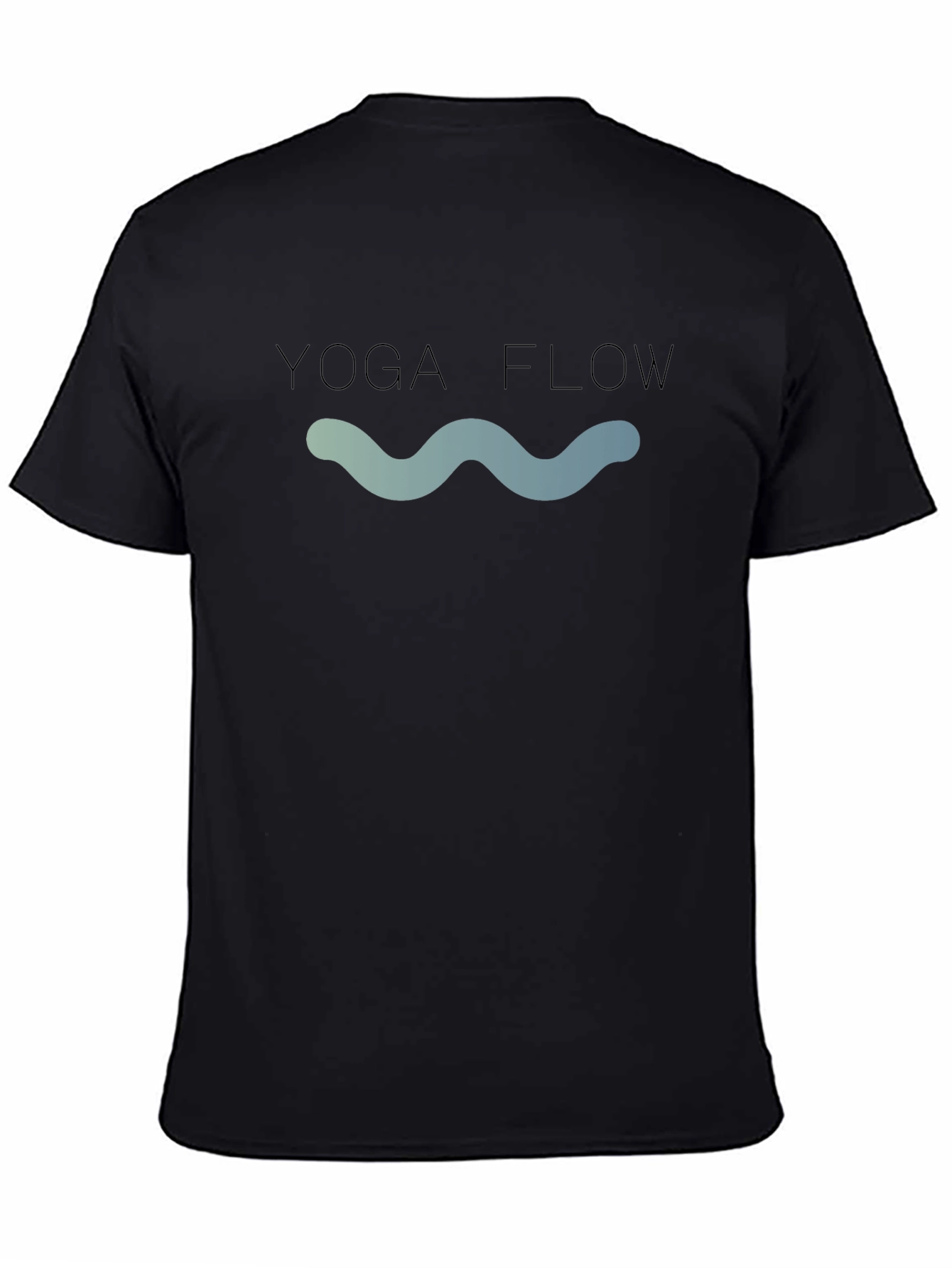 Yoga Flow Graphic T-Shirt - Black