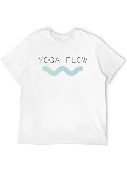 Yoga Flow Graphic T-Shirt - Black