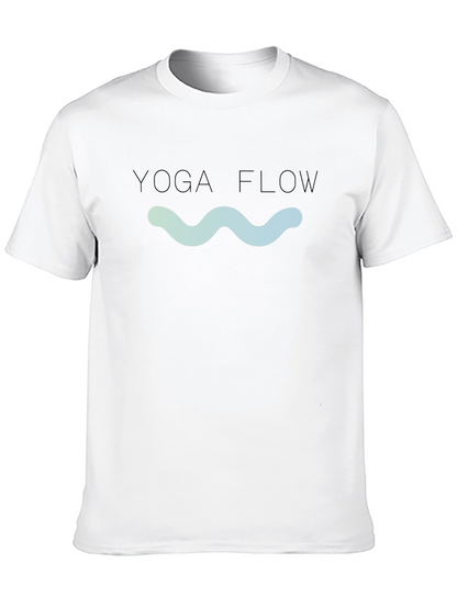 Yoga Flow Graphic T-Shirt - Black