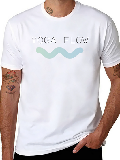 Yoga Flow Graphic T-Shirt - Black