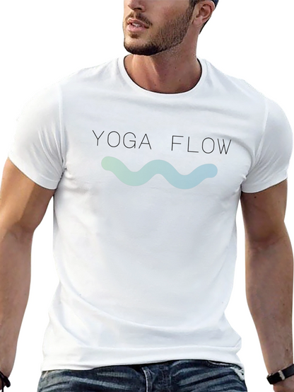 Yoga Flow Graphic T-Shirt - Black