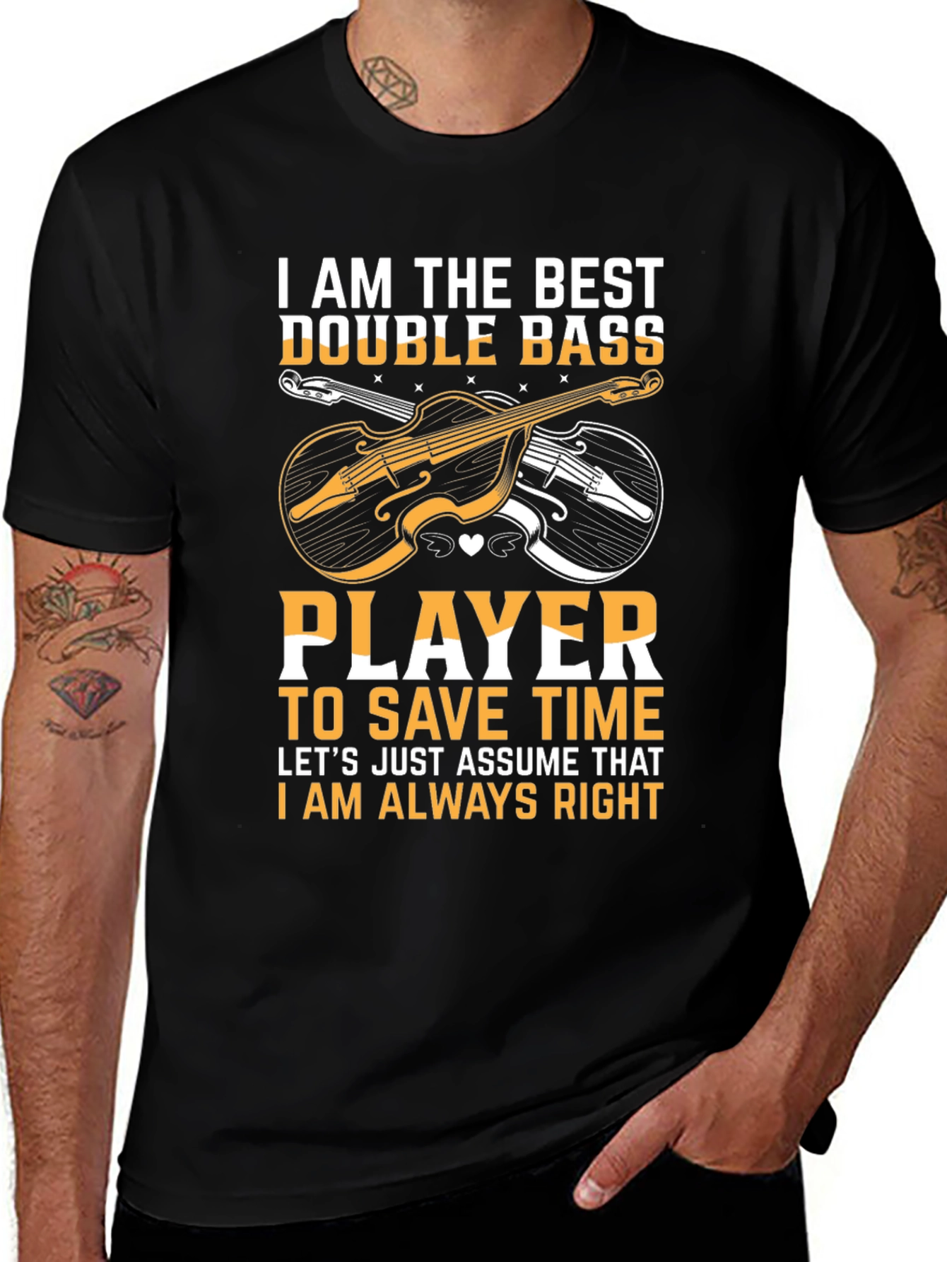 Best Double Bass Player T-Shirt