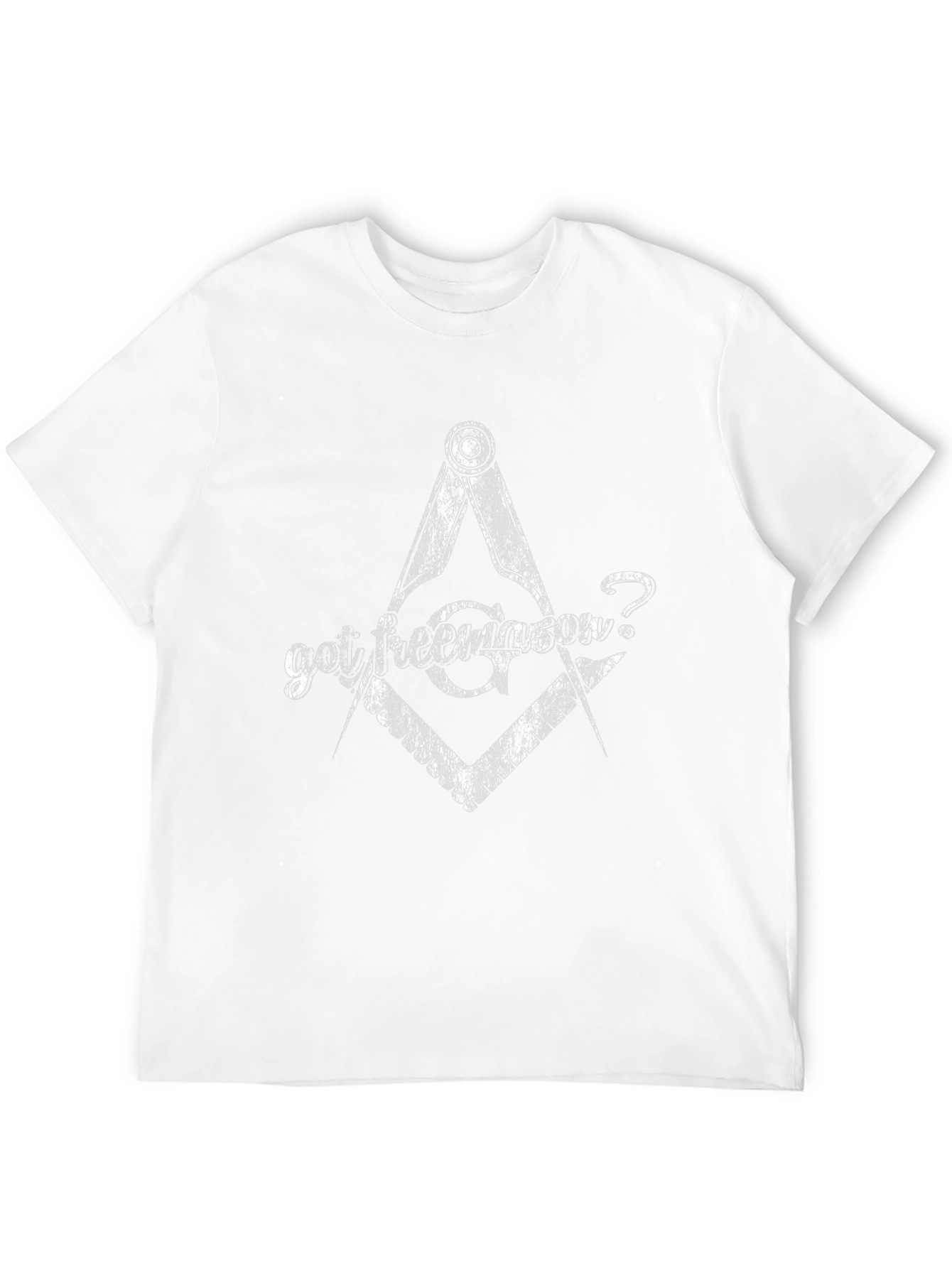 Are You Freemason? Black Graphic Tee Shirt