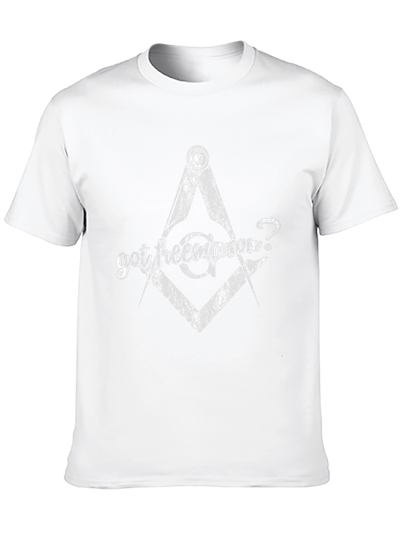 Are You Freemason? Black Graphic Tee Shirt