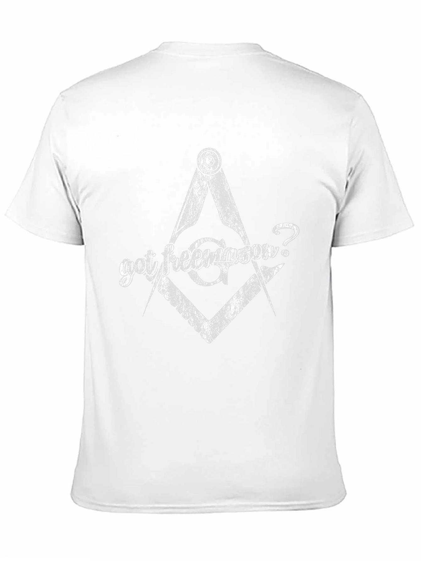 Are You Freemason? Black Graphic Tee Shirt