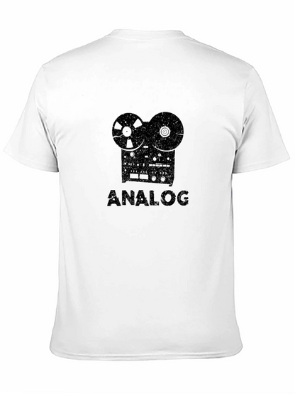 Analog Reel-to-Reel Tape Recorder Graphic Tee