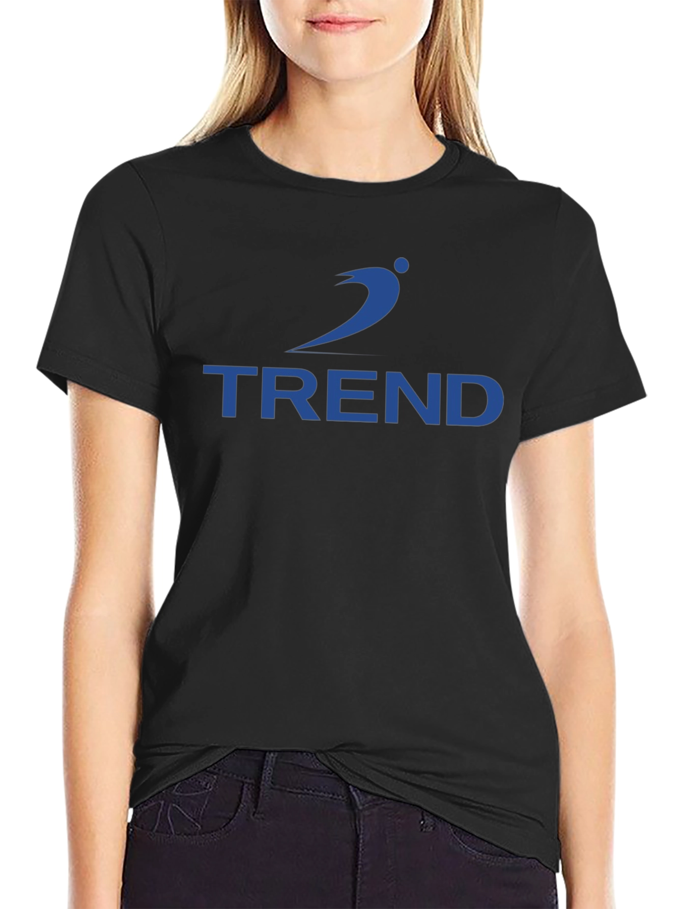 Trend Graphic Print Black T-Shirt