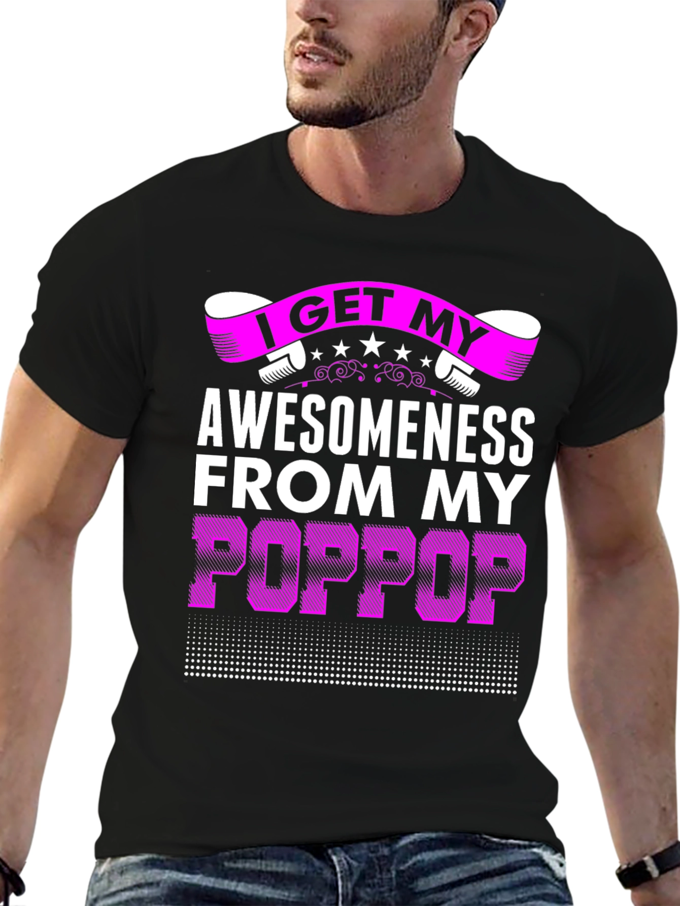 Awesomeness from My Poppop Graphic T-Shirt