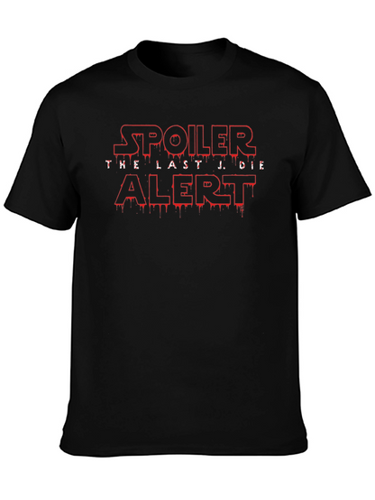 Spoiler Alert Last Jedi Inspired Graphic T-Shirt