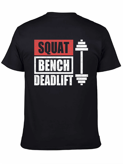 Squat Bench Deadlift Gym Workout T-Shirt