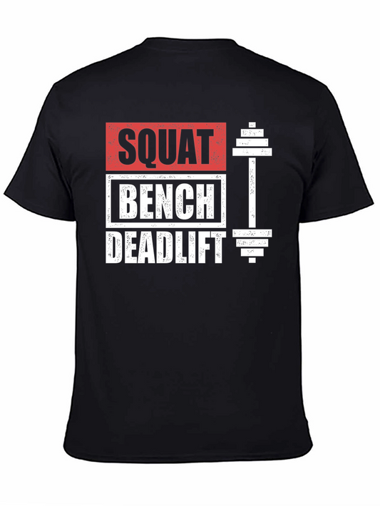 Squat Bench Deadlift Gym Workout T-Shirt