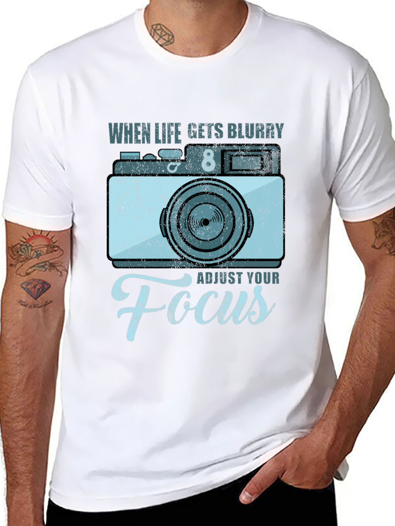 When Life Gets Blurry Adjust Your Focus T-Shirt