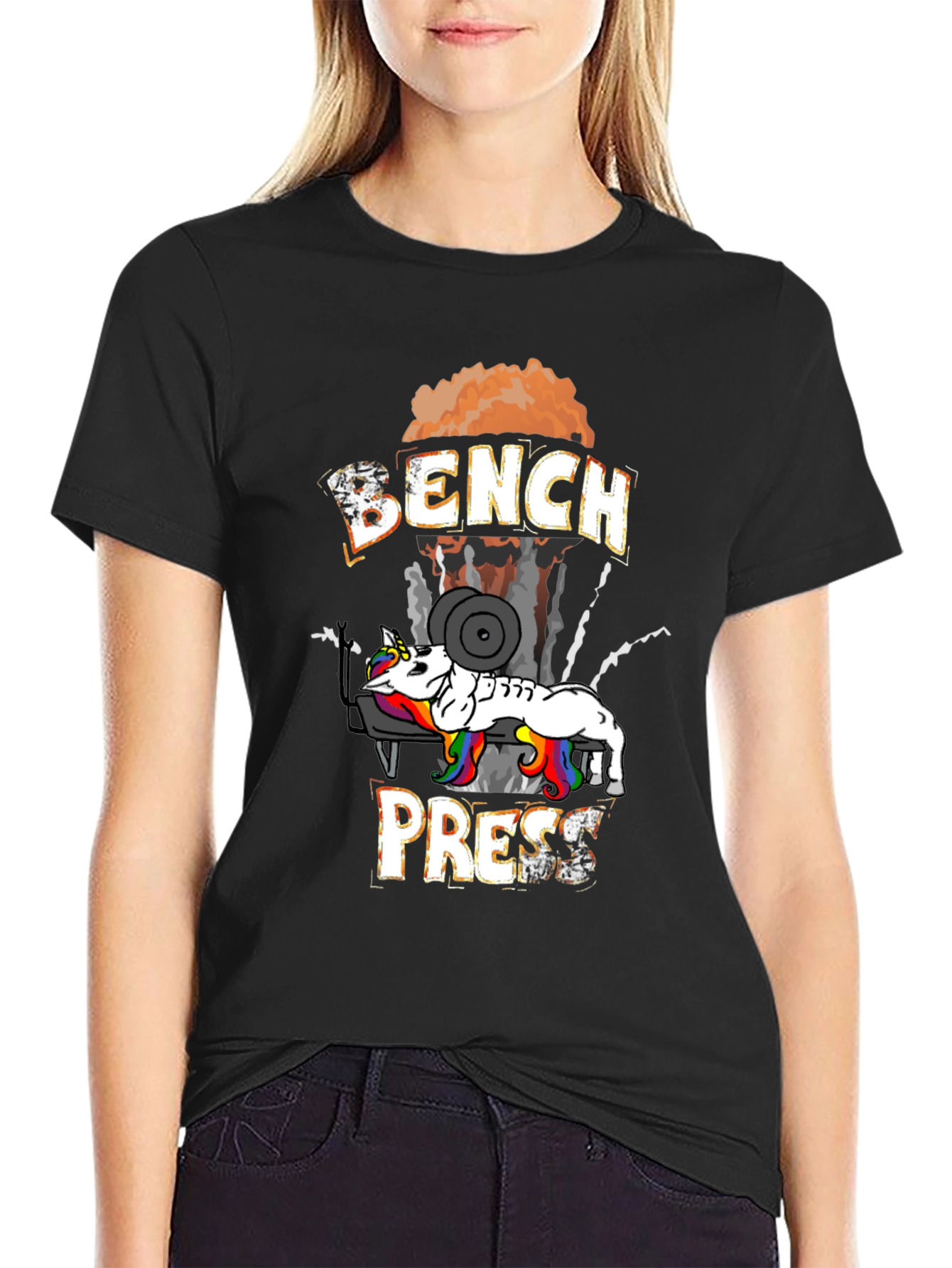 Unicorn Bench Press T-Shirt