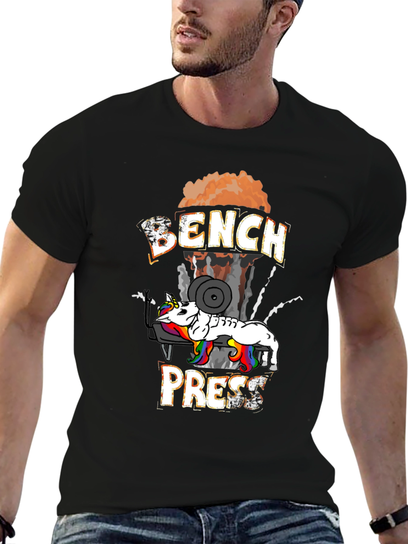 Unicorn Bench Press T-Shirt