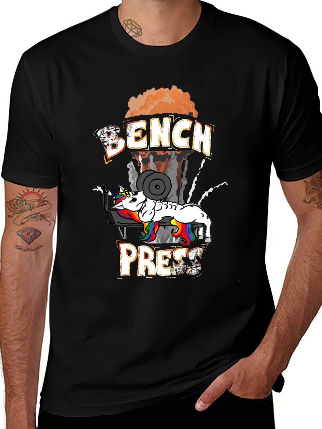 Unicorn Bench Press T-Shirt