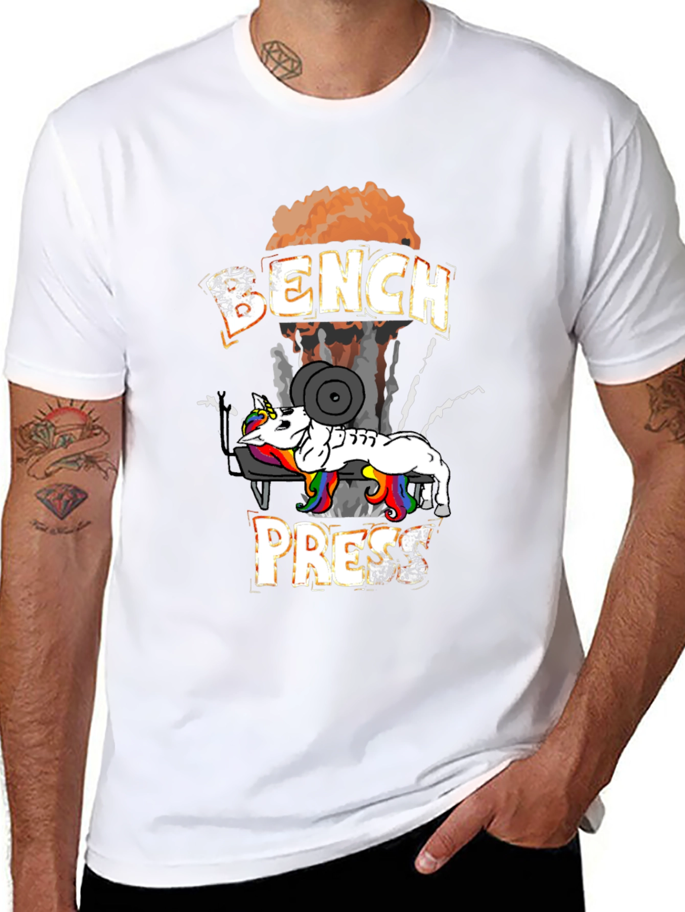 Unicorn Bench Press T-Shirt