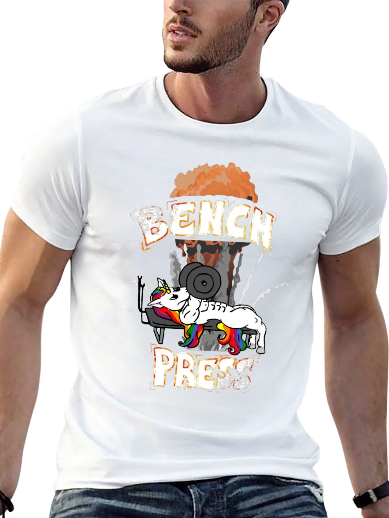 Unicorn Bench Press T-Shirt