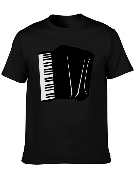 Accordion Graphic Tee - Musicians Novelty T-Shirt