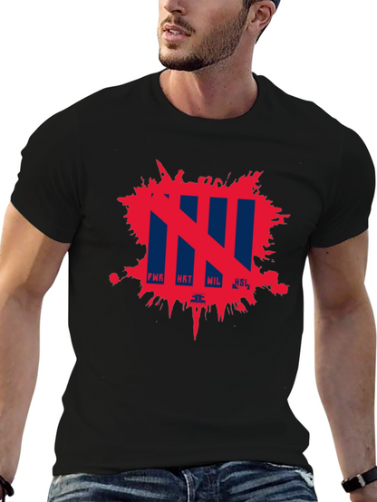 Abstract Graphic Tee - Power Hat Wil Hsl