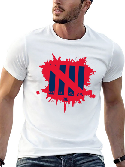 Abstract Graphic Tee - Power Hat Wil Hsl