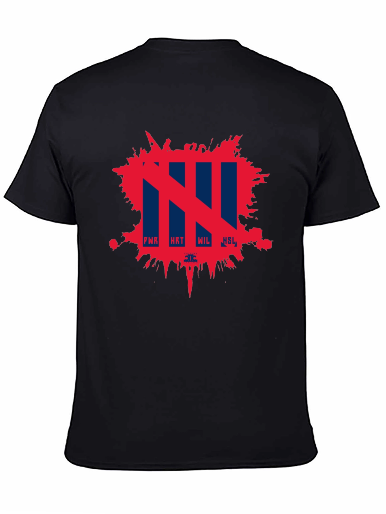 Abstract Graphic Tee - Power Hat Wil Hsl