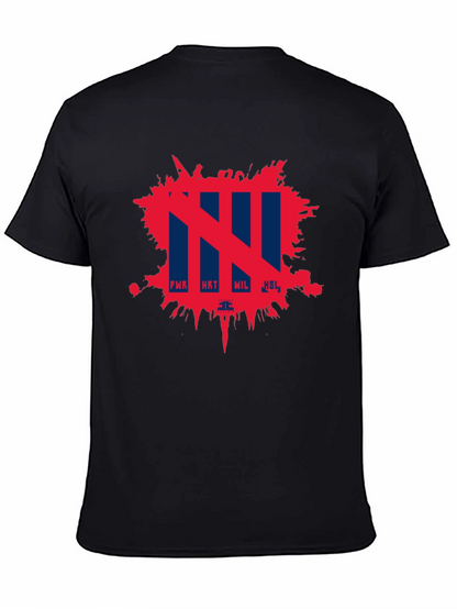 Abstract Graphic Tee - Power Hat Wil Hsl