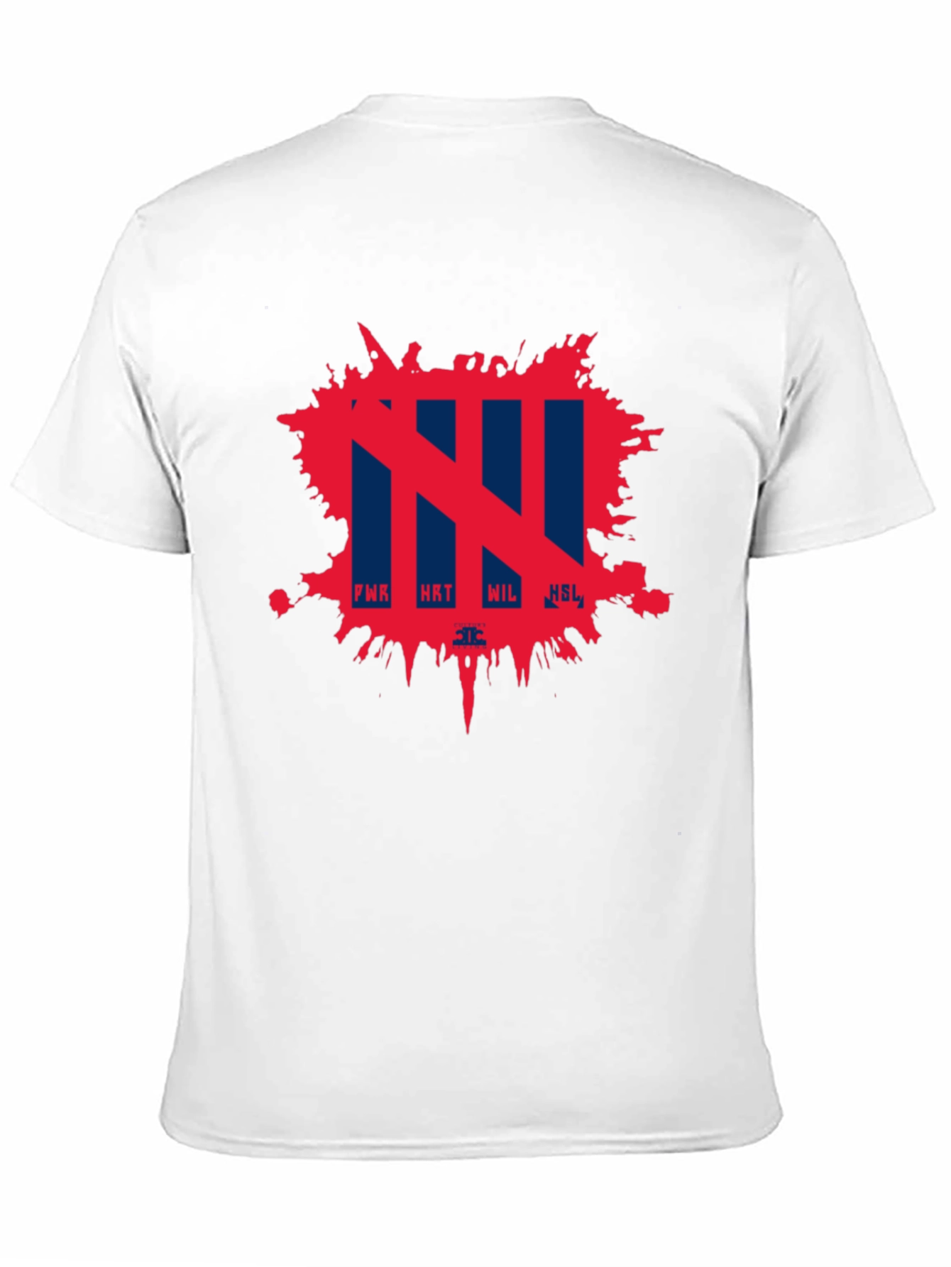 Abstract Graphic Tee - Power Hat Wil Hsl