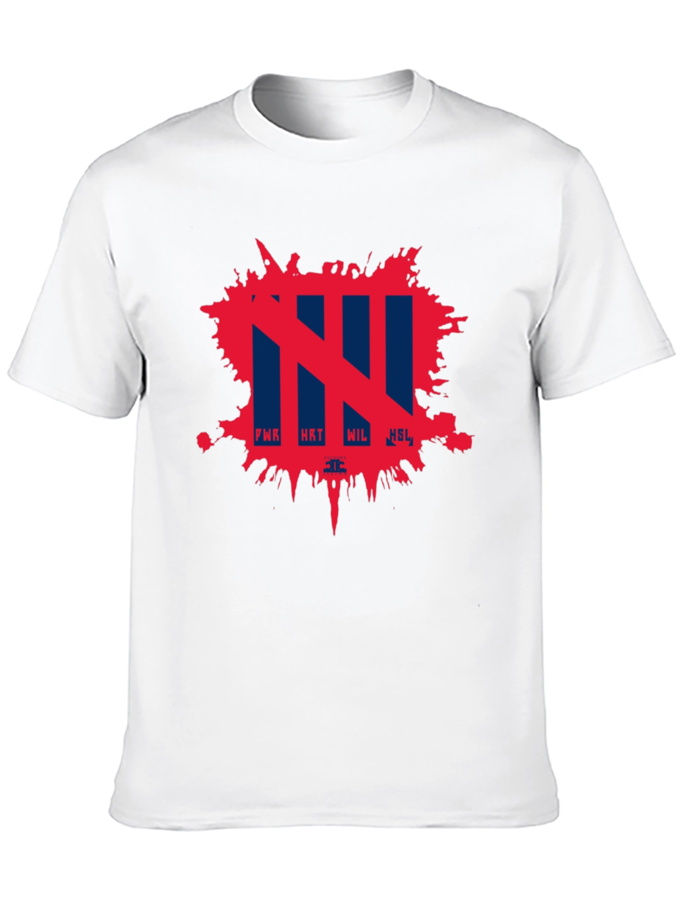 Abstract Graphic Tee - Power Hat Wil Hsl