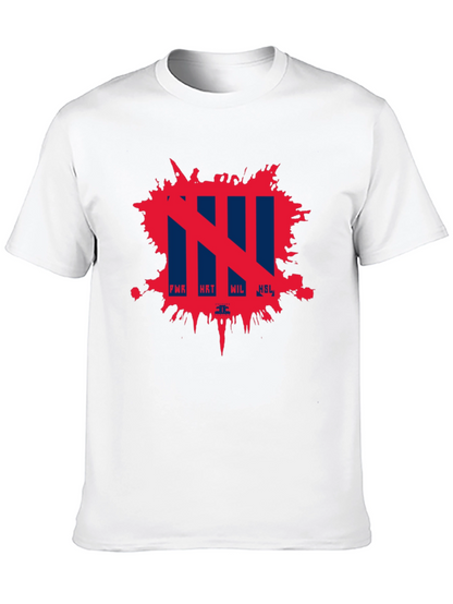 Abstract Graphic Tee - Power Hat Wil Hsl