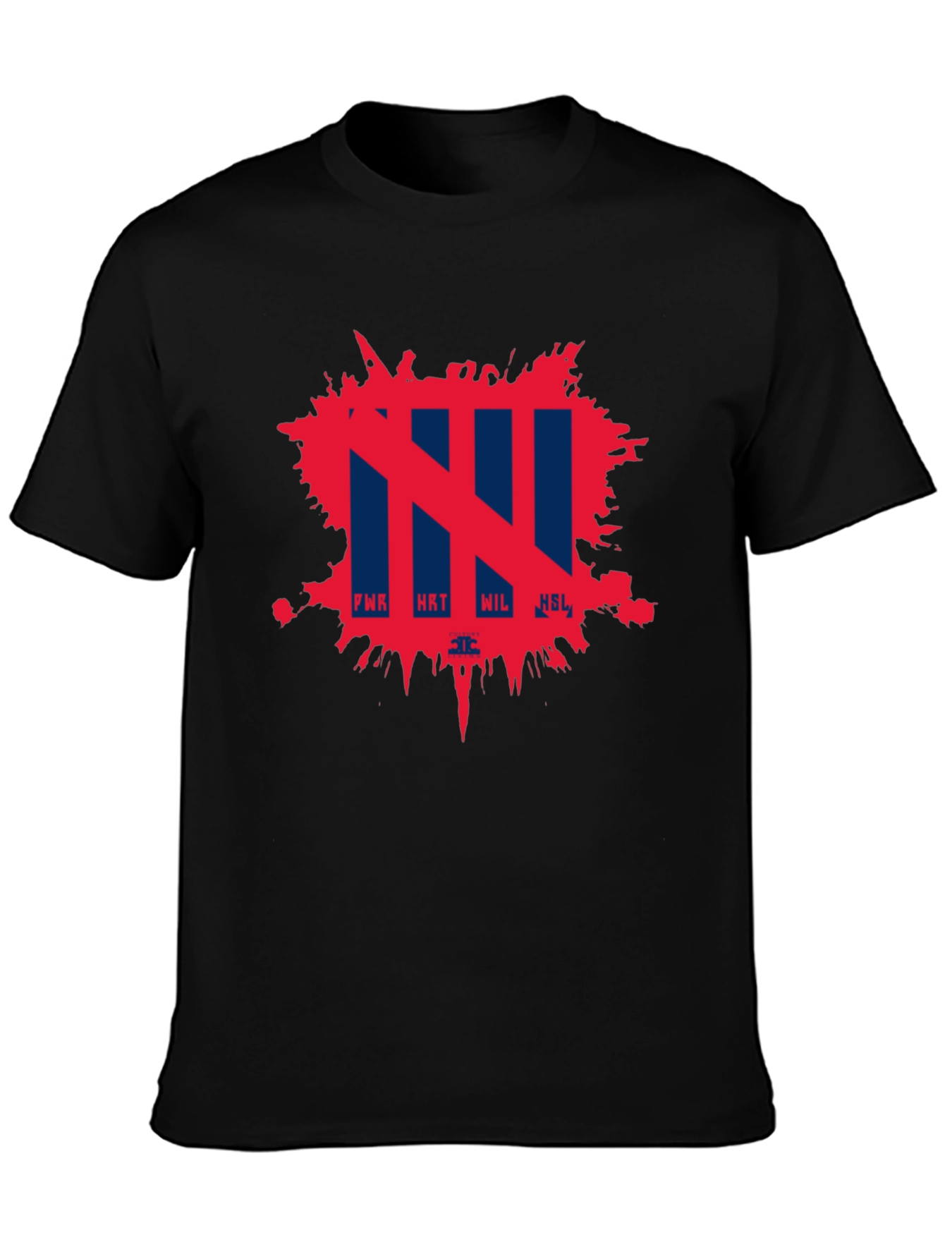 Abstract Graphic Tee - Power Hat Wil Hsl