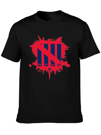 Abstract Graphic Tee - Power Hat Wil Hsl