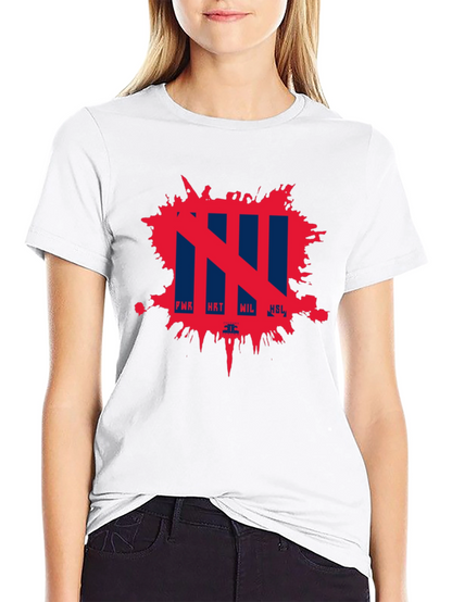 Abstract Graphic Tee - Power Hat Wil Hsl