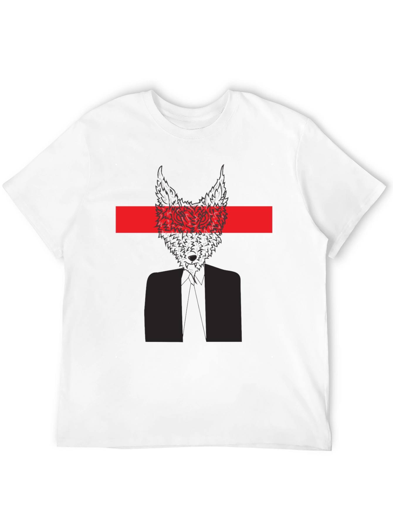Abstract Wolf Tee - Unique Graphic Print