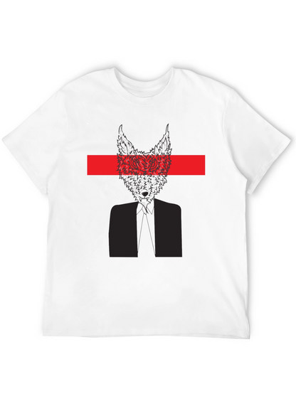 Abstract Wolf Tee - Unique Graphic Print
