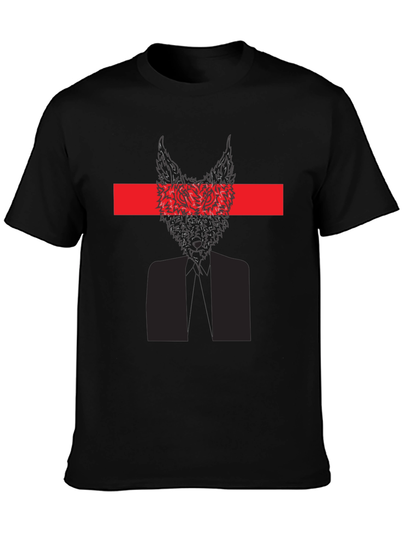 Abstract Wolf Tee - Unique Graphic Print