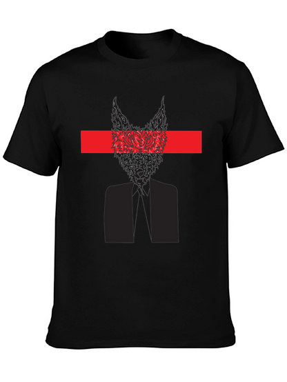 Abstract Wolf Tee - Unique Graphic Print