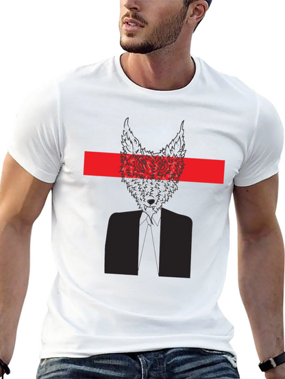 Abstract Wolf Tee - Unique Graphic Print