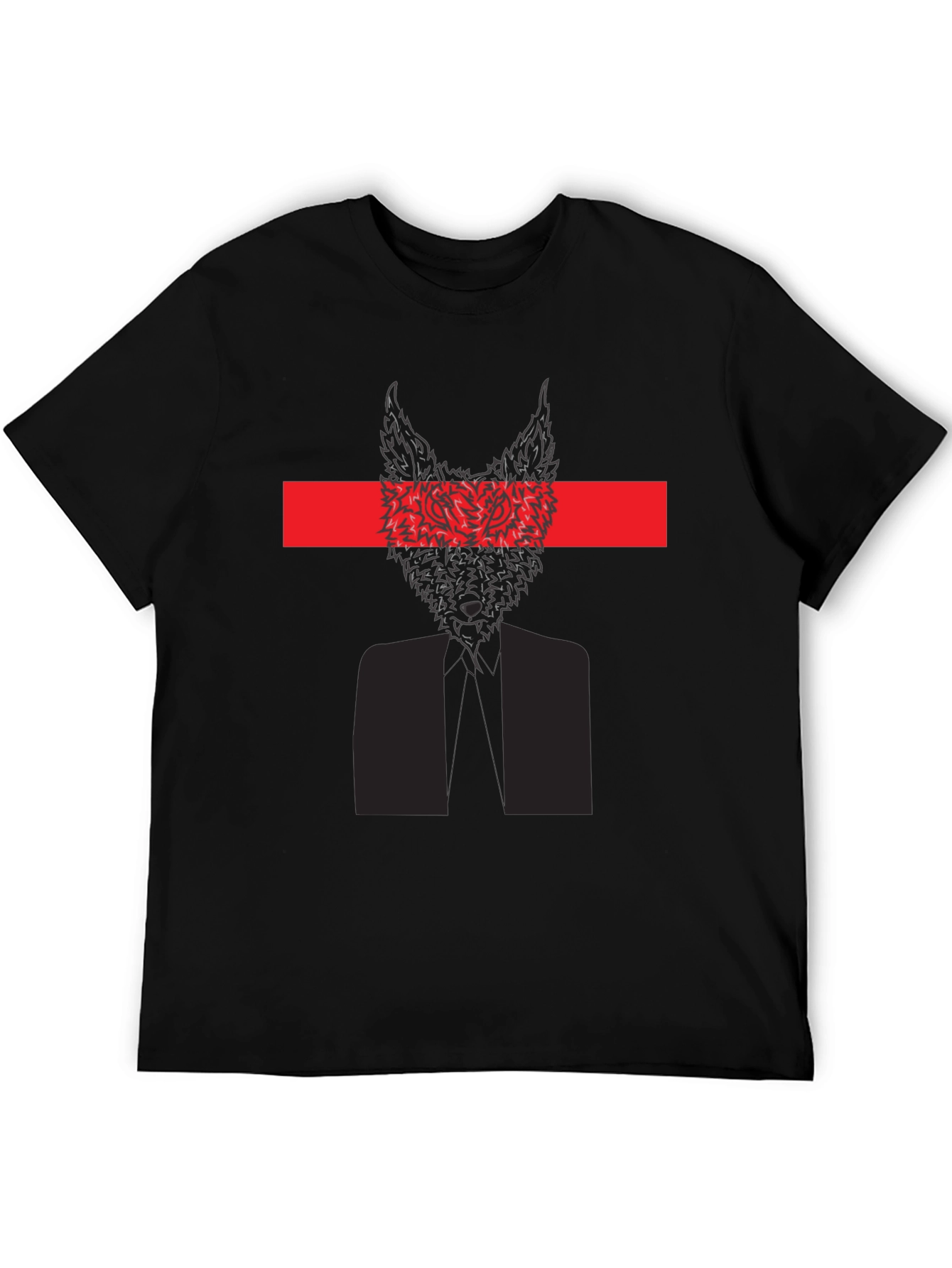 Abstract Wolf Tee - Unique Graphic Print